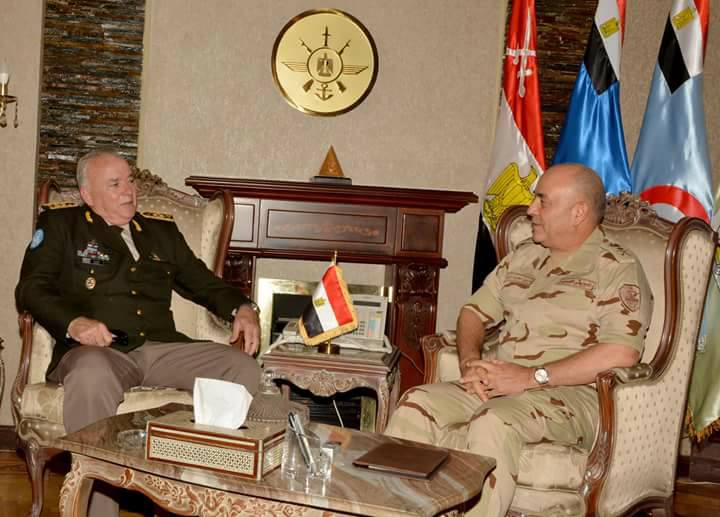  حجازى يلتقى المستشار العسكرى لإدارة حفظ السلام بسكرتارية الأمم المتحدة 