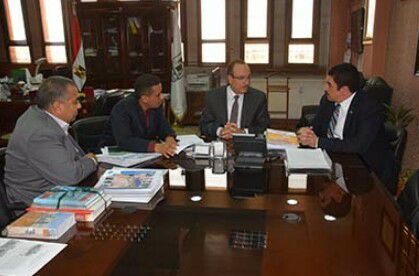 ”حبيب”  يستعرض خطوات التعاون الفاعلة الخدمية والتنموية‎ بجامعة بني سويف