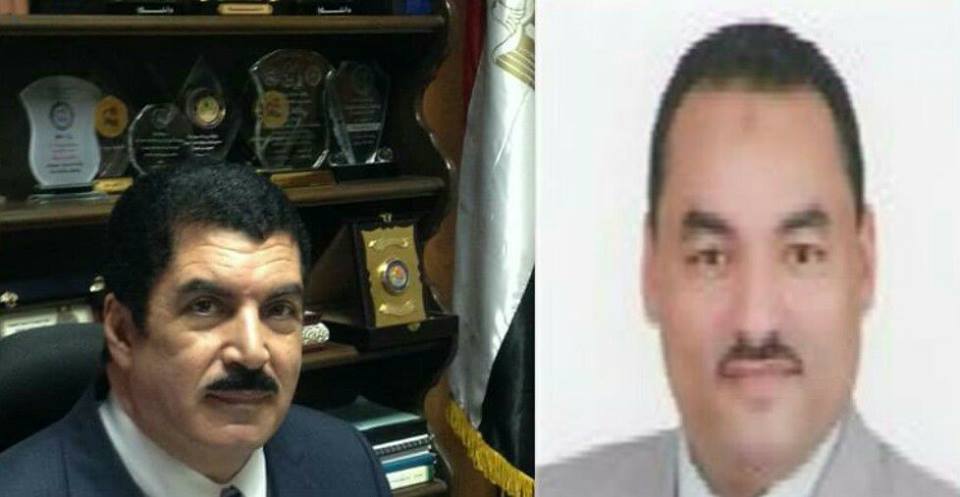 د . سيد عبد القادر مشرفا علي كلية الهندسة‎ بجامعة بني سويف