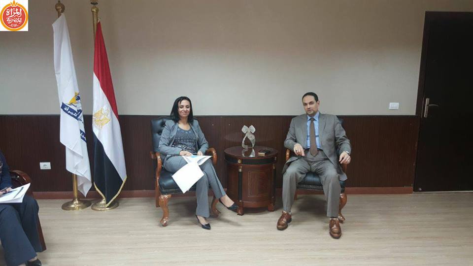 ” مايا مرسي ” تلتقي برئيس الجهاز المركزي للتنظيم والإدارة