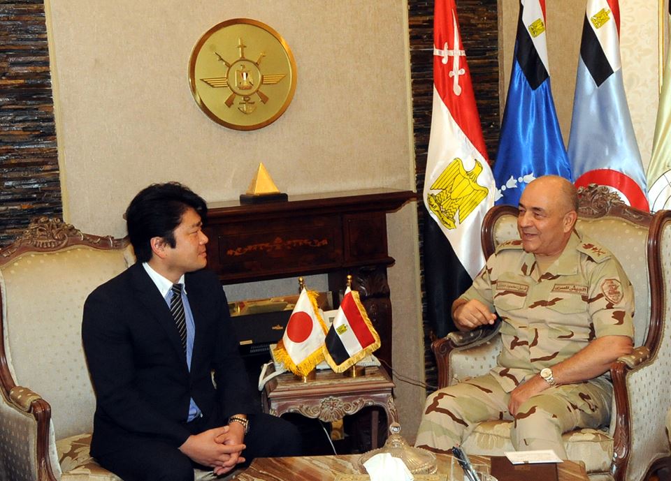 ” حجازي ” يلتقى وزير الدولة للدفاع اليابانى