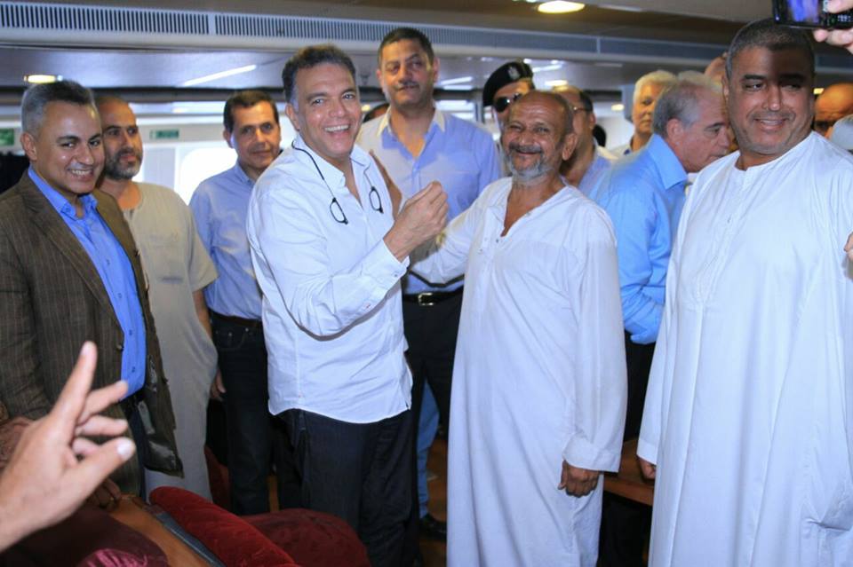 وزير النقل يستقبل آخر افواج الحج البرى فى نويبع