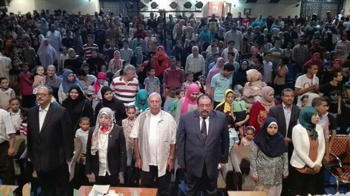 عبد الرحمن والقمص ومكاوى يشهدوا احتفالية جمعية رواد أسيوط بختام مهرجان الطفل