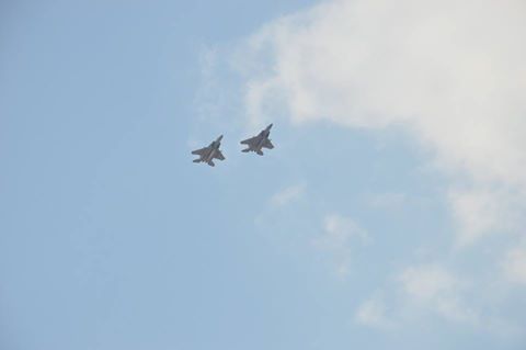 إستمرار فعاليات التدريب الجوى المصرى السعودى المشترك ” فيصل 11 ”