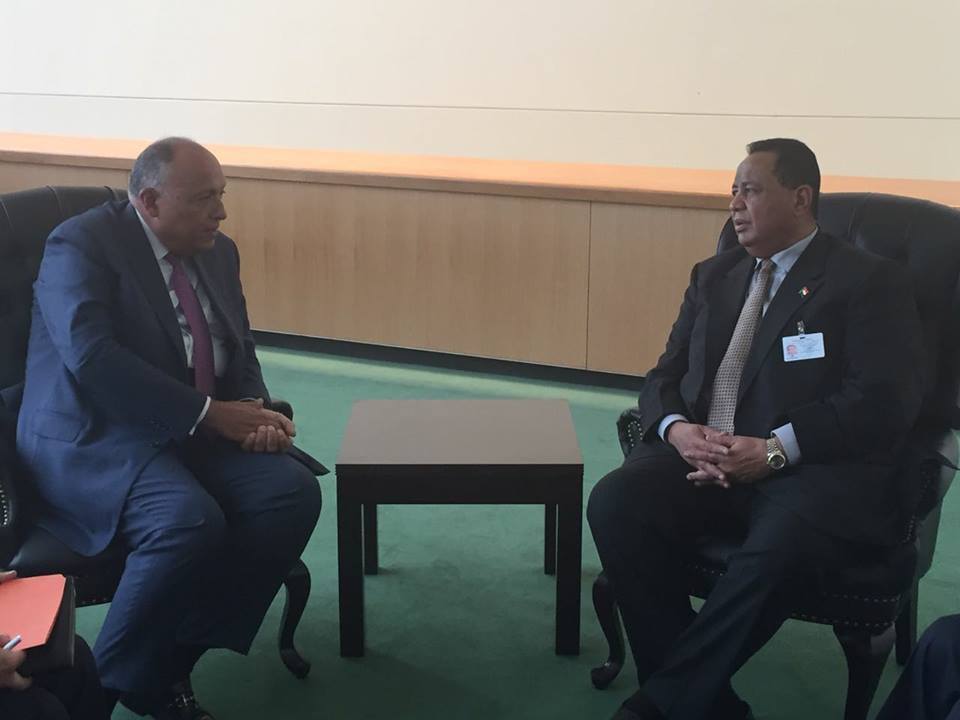 وزير الخارجية يبحث القضايا الثنائية والإقليمية مع وزير خارجية السودان