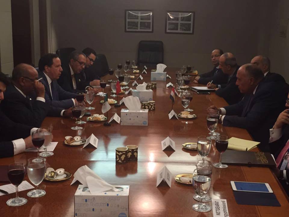 مصر تستضيف اجتماعا تشاوريا لوزراء خارجية مصر وتونس والجزائر حول ليبيا بمقر البعثة المصرية بنيويورك