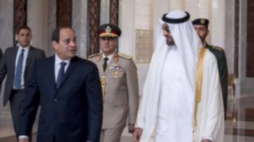 بن زايد للسيسي الإمارات تقف بقوة إلى جانب مصر فى حربها ضد الإرهاب