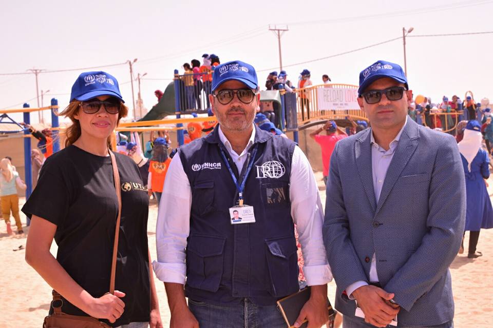 وكالة المدن المتحدة للتعاون الدولي تدشن أول حديقة ألعاب بمخيمات الزعتري