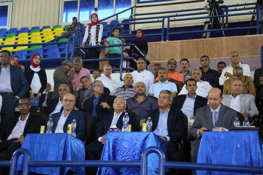 وزير الرياضة ومحافظ بورسعيد يشهدان ختام بطولة الجمهورية للشركات