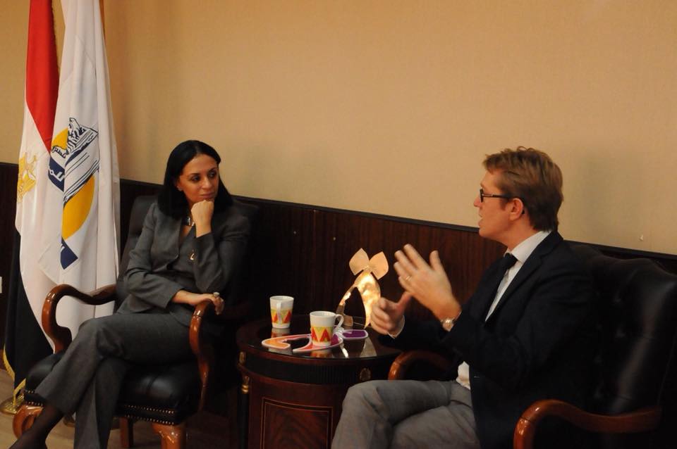 مايا مرسي تستقبل وفد فرنسي لبحث سبل التعاون بين البلدين