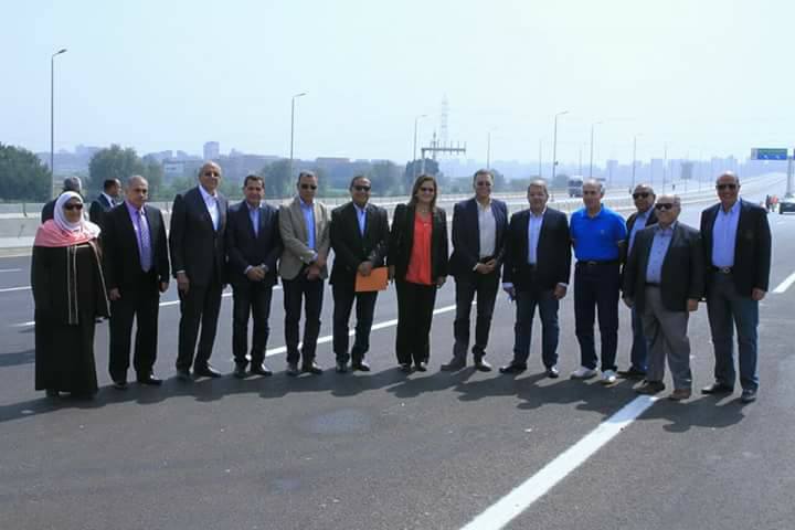 وزراء النقل والمالية والتخطيط في جولة تفقدية بطريق شبرا بنها الحر