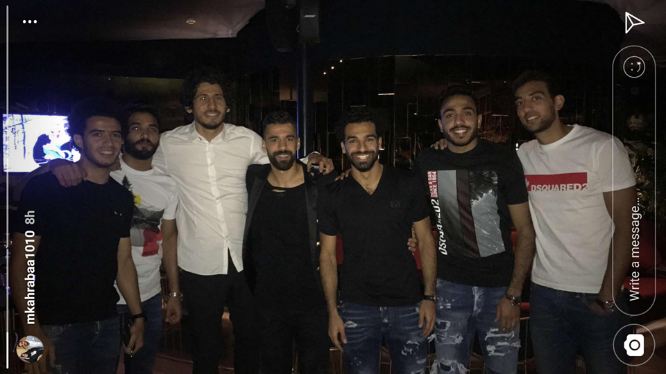 احتفالات نجوم الفراعنة بالتأهل للمونديال على ضفاف النيل