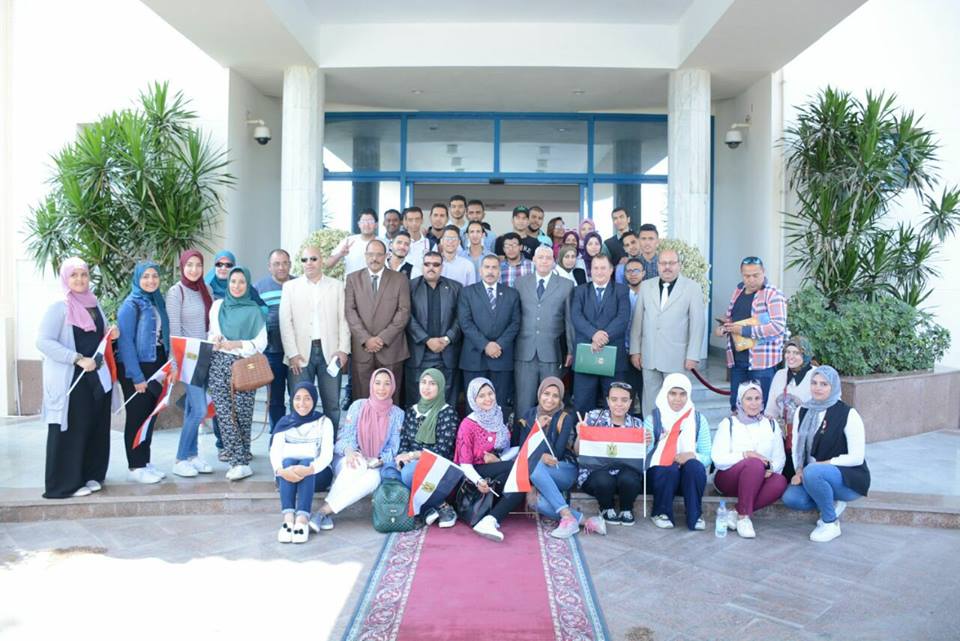 انطلاق الفوج الثالث من شباب الجامعات المصرية لزيارة مصانع الإنتاج الحربي 