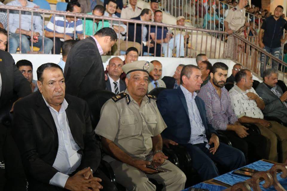 محافظ كفر الشيخ يشهد مباراة فوز الفريق الأول على بلدية المحلة