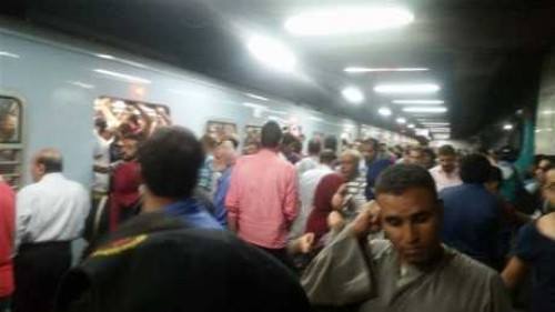 عطل بمترو الانفاق خط حلوان - المرج