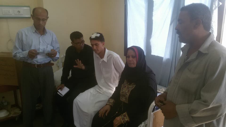 ”التضامن”: مساعدات عاجلة للطالب المصاب في مشاجرة بمدرسة في بني عبيد