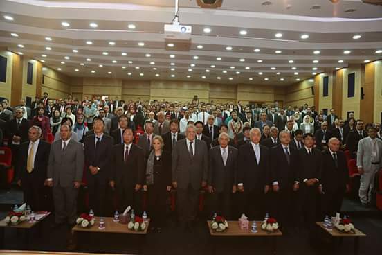 محلب وابو النجا يشاركون في بدء الدراسة بالجامعة اليابانية لطلاب الثانوية العامة   