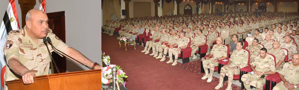 ”صدقى صبحى ”يلتقى ضباط وصف وجنود القوات المسلحة بنطاق المنطقة المركزية العسكرية