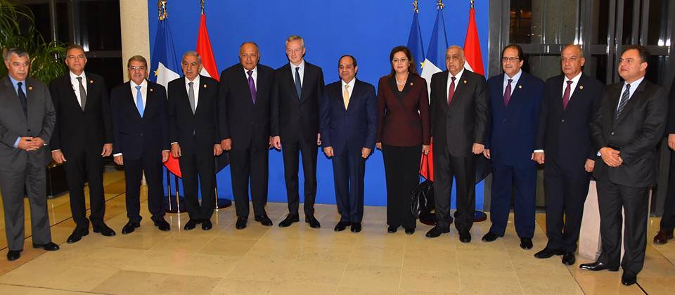 تفاصيل زيارة ”السيسى ” لوزارة الاقتصاد والمالية الفرنسية