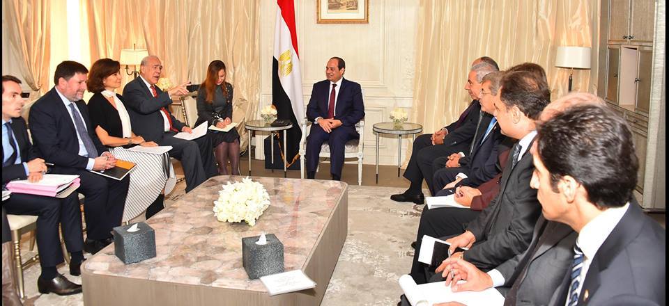 الرئيس السيسى يستقبل سكرتير عام منظمة التعاون الاقتصادي والتنمية. 