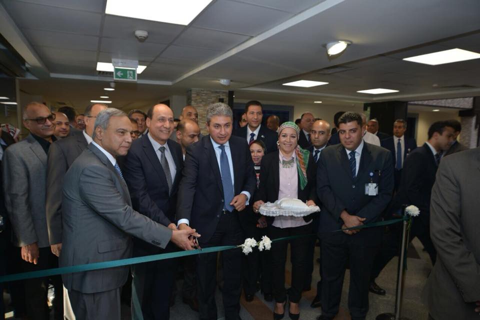 افتتاح مشروعات التطوير بمجمع بضائع مصرللطيران للشحن الجوي