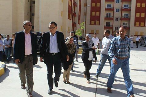 وزير الإسكان:وفد من البنك الدولى يشيد بالإسكان الاجتماعى بمدينة طيبة الجديدة بالأقصر