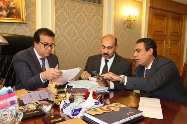 بالصور.. لقاء الوعقد خالد عبد الغفار صباح اليوم السبت اجتماعا مع خالد حمزه 