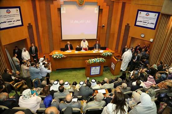 بالصور : فعاليات حفل استقبال سمو حاكم الشارقة بمناسبة زيارته لمعهد الأورام القومى بجامعة القاهرة. 