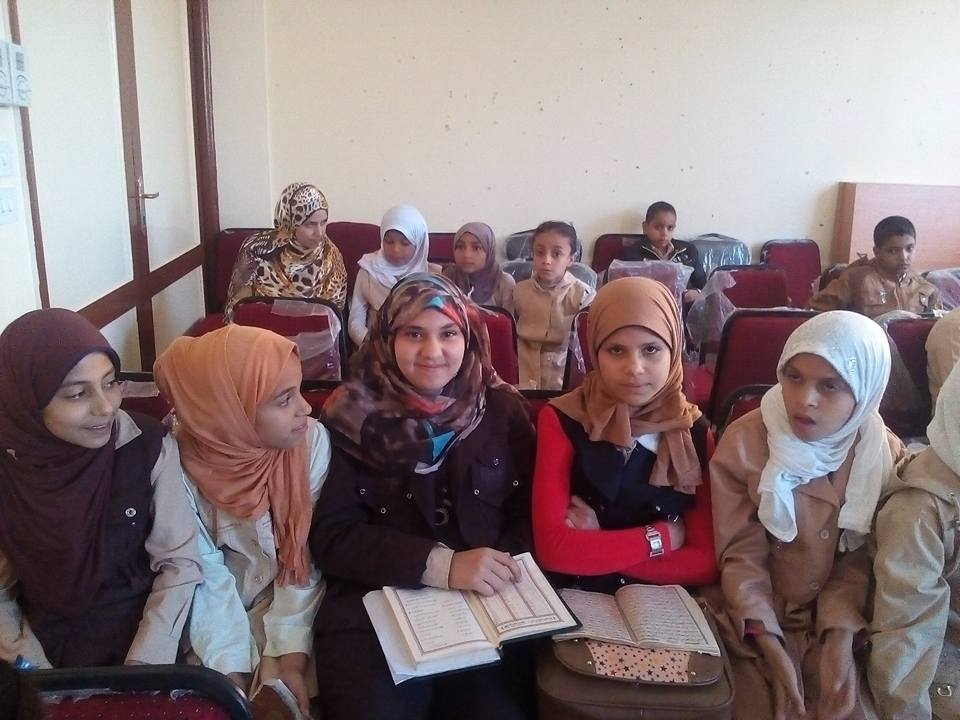 مدرسة عزبة نصار الاعدادية تستضيف حفظة القران الكريم 