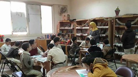 ورش فنية والعديد من الزيارات مدرسية بثقافة ابوقرقاص المنيا