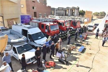 بدء مشروع التدريب العملى المشترك صقر 19 بنطاق محافظة أسيوط