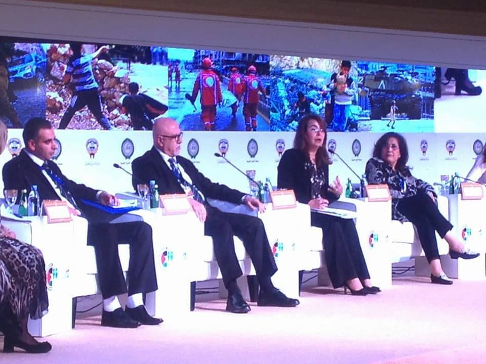 غادة والي ترأس جلسة حول دور المجتمع الدولي ومنظمات المجتمع المدني