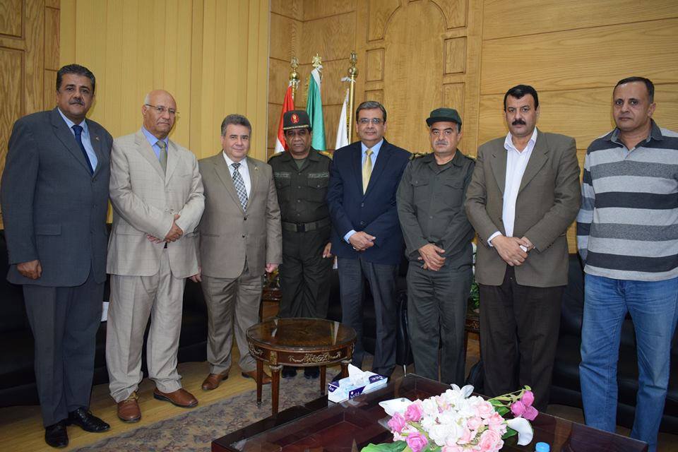 القاضي يطالب جهاز مشروعات الخدمه الوطنيه بتعاون أكبر مع جامعة بنها