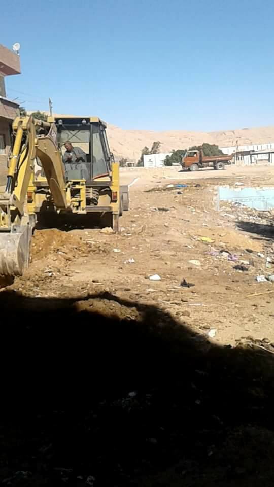 بالصور العمل علي ارض الواقع للمشنب سوهاج