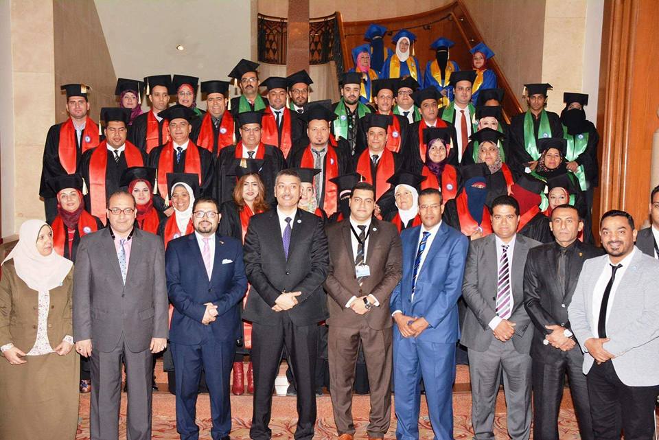 بالصور.. الدهشان من حفل الأكاديمية العربية: استثمار العنصر البشرى أهم من بناء المدن