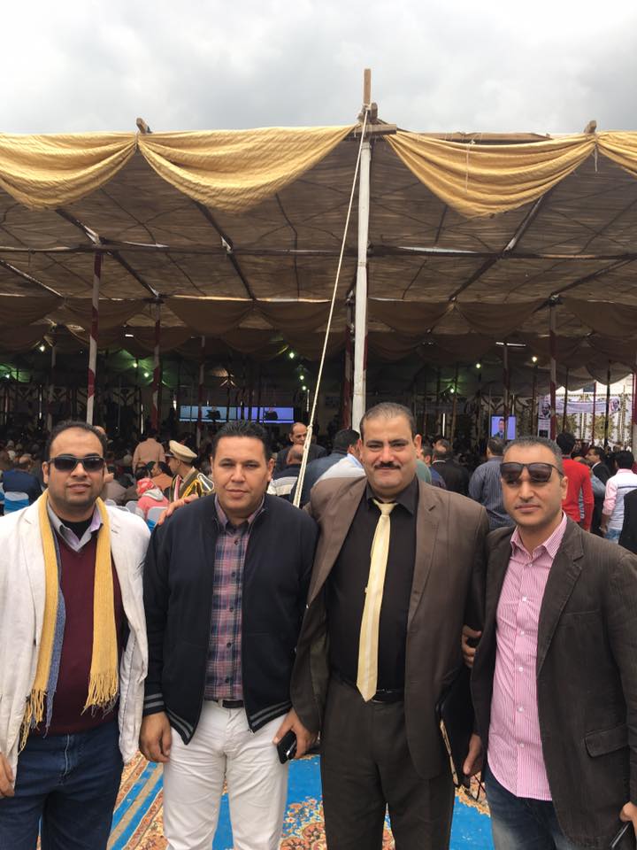 حشد كبير لتأييد الرئيس بالبحيرة قبل بدأ الفاعلية