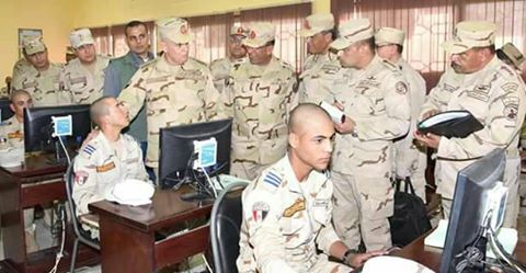 رئيس أركان حرب القوات المسلحة يتفقد المنظومة التعليمية بمعهد ضباط الصف المعلمين بالقوات المسلحة