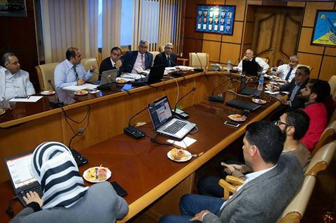 لأول مرة عبر الفيديو كونفرانس جلسة مناقشات بين ميناء دمياط وبرايس ووتر هاوس