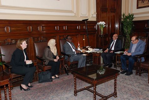 ”البنا” يبحث مع ممثل البنك الدولي سبل التعاون في مجالات القطاع الزراعي