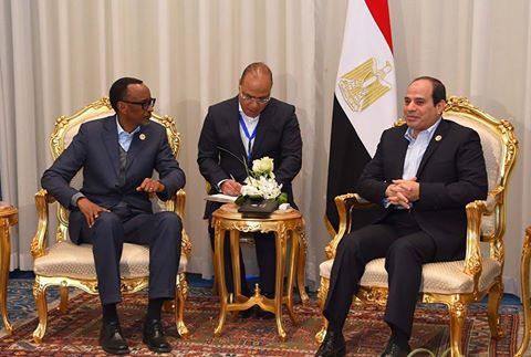 الرئيس السيسي يستقبل نظيره الرواندي