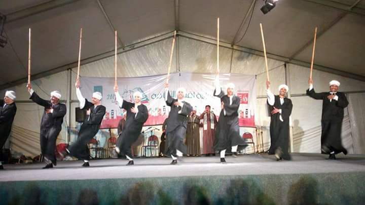 فنون شعبية ثقافة سوهاج بمهرجانى” الشيخ زايد بأبو ظبى- التحطيب بالأقصر”