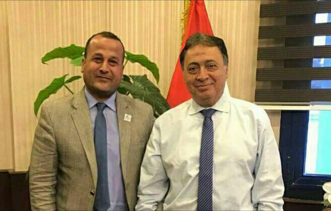 النائب محمد عمارة يلتقي وزير الصحة ويحصل علي موافقة لتطوير مستشفي الدلنجات