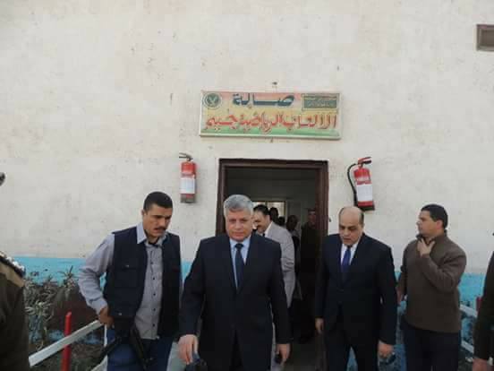 مدير أمن المنوفية يفاجئ إدارة قوات الأمن ومركز بركة السبع