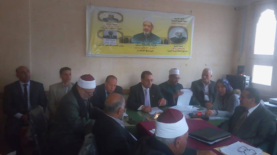 استعدادات مكثفة بمنطقة الغربية الأزهرية لإستقبال اعمال الإمتحانات