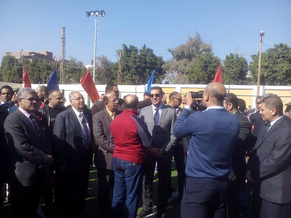 محافظ أسيوط يدشن مبادرة ” شركاء في حماية مصالح الوطن” بقرية ريفا