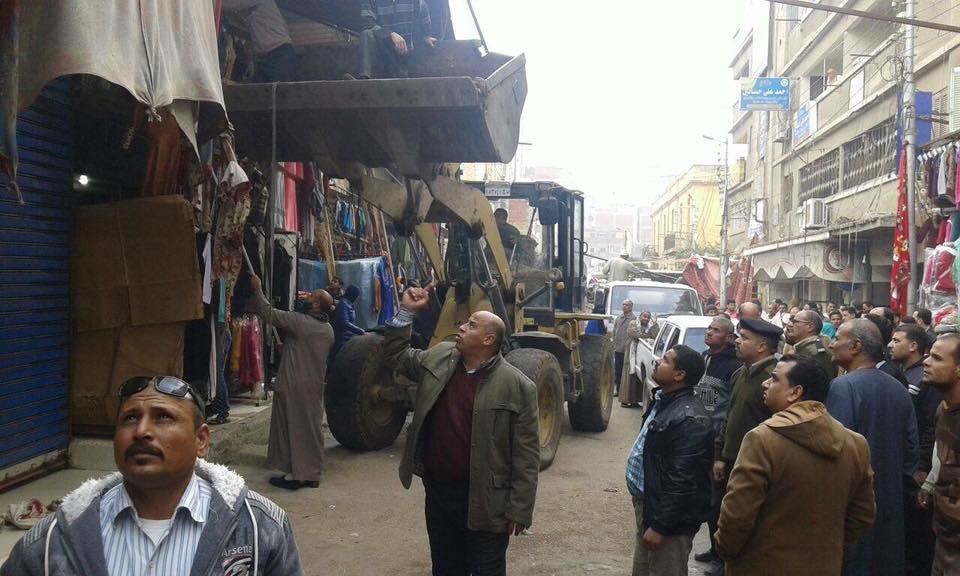 حملة لإزالة كافة الإشغالات في ايتاي البارود 