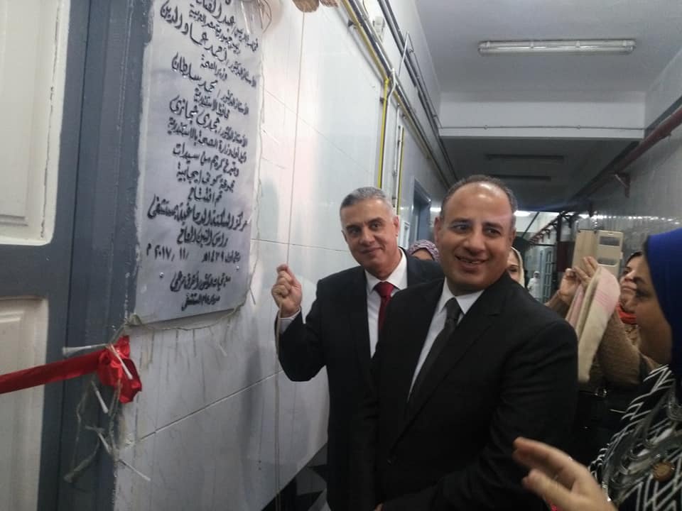 سلطان وحجازى يفتتحان وحدة السكتة الدماغية بمستشفى رأس التين العام بالإسكندرية