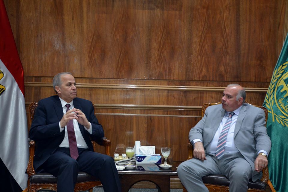 محافظ القليوبية يستقبل مدير الأمن الجديد لتهنئته بالمنصب الجديد