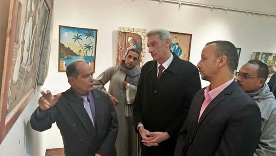 افتتاح معرض”ممكن” للفنان محمد ابو الفضل بثقافة سوهاج