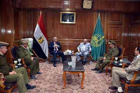 عشماوي يستقبل مدير الأمن الجديد لتهنئته بالمنصب الجديد